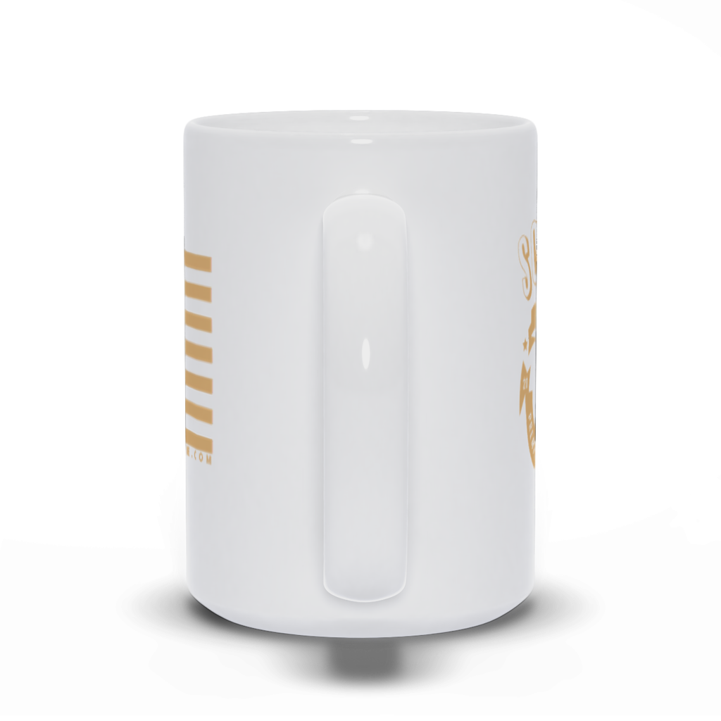 Enjoy the simple pleasure of your favorite brew with the Soldado 15oz White Coffee Mug. This classic ceramic mug features a pristine white finish and an ergonomic design, making it the perfect companion for your daily coffee rituals. Elevate your coffee experience with Soldado and savor the essence of quality craftsmanship with every sip. Order your 15oz White Coffee Mug today and indulge in the perfect blend of style and co