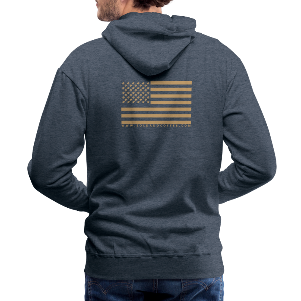 Soldado Premium Hoodie - heather denim