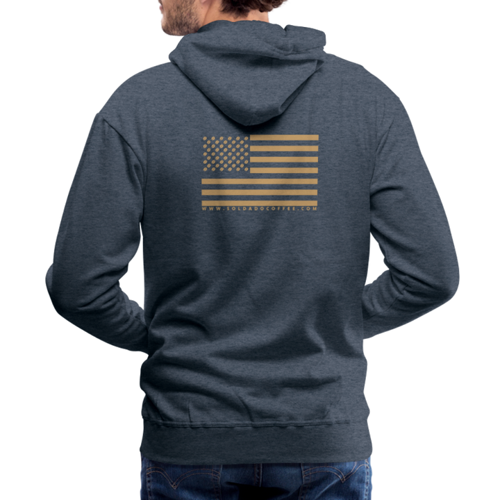 Soldado Premium Hoodie - heather denim