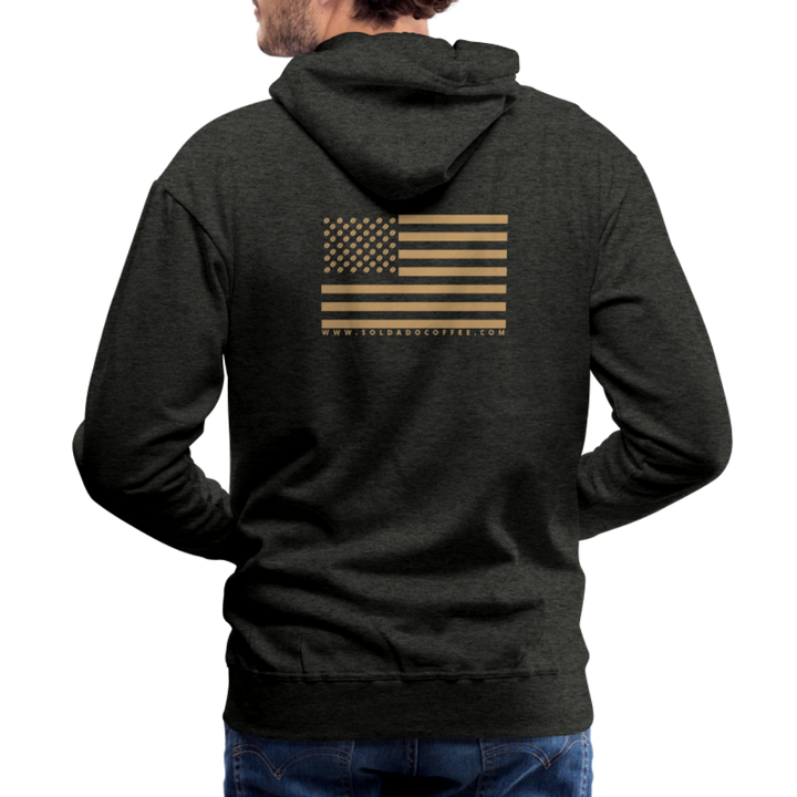 Soldado Premium Hoodie - charcoal gray