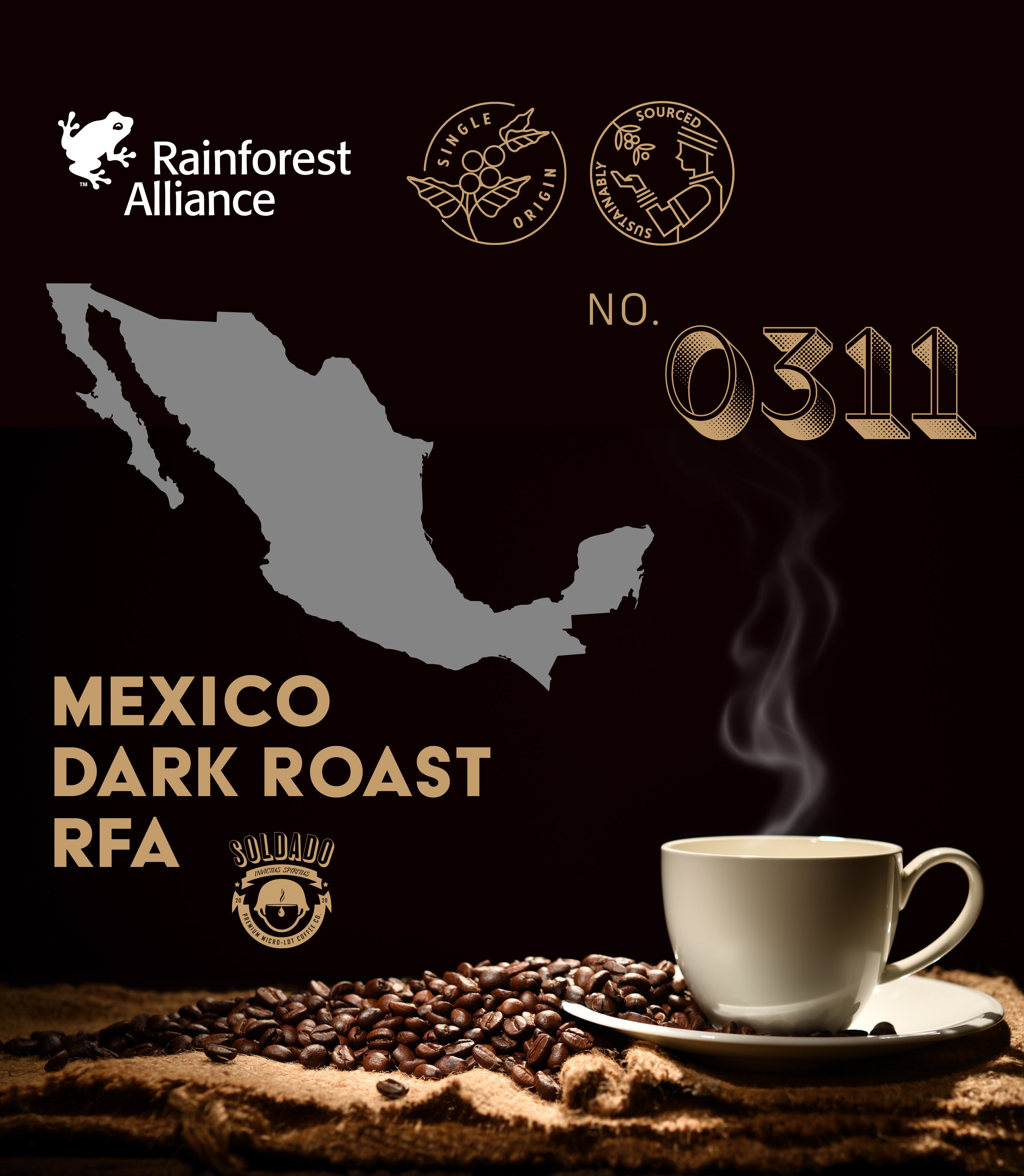Mexico Dark Roast RFA No. 0311